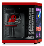 Gabinete Hyte Y70, Midi-Tower, ATX/EATX/Micro-ATX/Mini-ITX, USB 3.0, sin Fuente, sin Ventiladores Instalados, Negro/Rojo - Imagen adicional 3