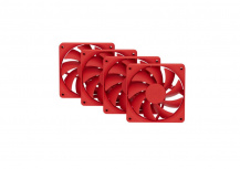 Ventilador Hyte FA12 Wild Cherry, 120mm, 1500RPM, Rojo