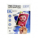 IBM Papel Fotográfico UltraWhite 200g/m², Tamaño Carta, 25 Hojas