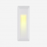 Illux Lámpara LED para Pared ML-7401.B30, Exteriores, Luz Cálida, 1.23W, 37 Lúmenes, Blanco, para Casa