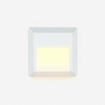 Illux Lámpara LED para Sobreponer para Muro ML-7403, Exteriores, Luz Cálida, 1.5W, 89 Lúmenes, Blanco, para Casa