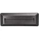 Illux Lámpara LED para Pared Arbotante ML-7405.N30, Exteriores, Luz Cálida, 1.5W, 96 Lúmenes, Negro, para Casa