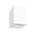 Illux Lámpara LED para Pared Arbotante ML-7407.B, Exteriores, Luz Cálida, 7W, Base GU10, Blanco, para Casa - No Incluye Foco