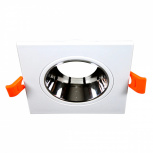 Illux Lámpara LED para Techo Empotrable TL-2912.BCR, Interiores, 9W, Base GU5.3, Blanco, para Casa/Oficina - No Incluye Foco