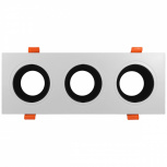 Illux Lámpara LED para Techo Empotrable TL-2914.BCR, Interiores, 27W, Base GU5.3, Blanco, para Casa/Centros Comerciales - No Incluye Foco