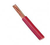 Indiana Bobina de Cable de Señal, 10 AWG, 100 Metros, Rojo