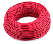 Indiana Bobina de Cable de Señal, 100 Metros, Rojo