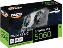 Tarjeta de Video Inno3d NVIDIA GeForce RTX 5060 TWIN X2 OC, 8GB 128-bit GDDR7, PCI Express 5.0 image