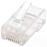 Intellinet Plug Modular RJ-45, Cat6, Transparente, 1 Pieza