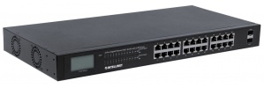 Switch Intelllinet Gigabit Ethernet 561242, 24 Puertos 10/100/1000Mbps + 2 Puertos SFP, 52 Gbit/s, 8192 Entradas - No Administrable