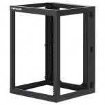 Intellinet Rack Abierto Mural 19'', 15U, hasta 40 kg, Negro