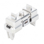 Intellinet 716512 Clip de Montaje para Panel de Parcheo, 12 Piezas, Acero Inoxidable