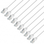 Intellinet Cable Patch Cat6 UTP RJ-45 Macho - RJ-45 Macho, 90cm, Blanco