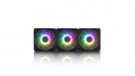 Ventilador InWin Mercury AM120S, 3x 120mm, 1200RPM, RGB, Negro/Blanco image