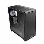 Gabinete InWin D5, Midi-Tower, ATX/EATX/Micro-ATX/Mini-ITX, USB 3.0, sin Fuente, 1 Ventilador Instalado, Negro image
