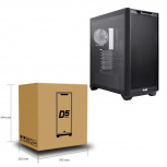 Gabinete InWin D5, Midi-Tower, ATX/EATX/Micro-ATX/Mini-ITX, USB 3.0, sin Fuente, 1 Ventilador Instalado, Negro image