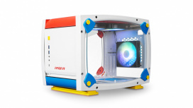 Gabinete InWin Explorer, Mini-Tower, Mini-ITX, USB 3.0, sin Fuente, 3 Ventiladores Instalados, Blanco image