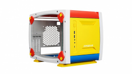 Gabinete InWin Explorer, Mini-Tower, Mini-ITX, USB 3.0, sin Fuente, 3 Ventiladores Instalados, Blanco image