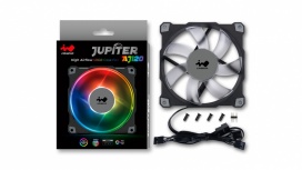 Ventilador InWin Jupiter AJ120, 3x 120mm, 1800RPM, ARGB, Negro - Imagen adicional 10