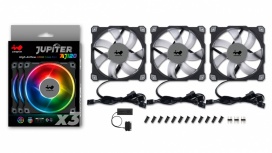 Ventilador InWin Jupiter AJ120, 3x 120mm, 1800RPM, ARGB, Negro - Imagen adicional 11