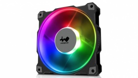 Ventilador InWin Jupiter AJ120, 3x 120mm, 1800RPM, ARGB, Negro - Imagen adicional 1