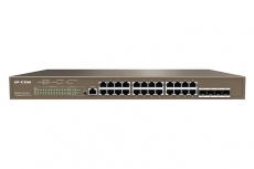 Switch IP-COM Gigabit Ethernet G5328P-24-410W, 24 Puertos PoE 10/100/1000Mbps + 4 Puertos SFP, 56Gbit/s, 16.000 Entradas - Administrable