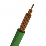 IUSA Bobina de Cable Eléctrico 399331, 1 Conductor, 10 AWG, 100 Metros, Verde