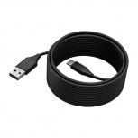 Jabra Cable USB A Macho - USB C Macho, 5 Metros, Negro, para PanaCast 50