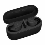 Jabra Audífonos Evolve2 Buds UC, Inalámbrico, Bluetooth 5.2, USB A, Negro - incluye Base de Carga Inalámbrica