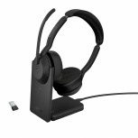 Jabra Audífonos con Micrófono Evolve2 55, Bluetooth, Alámbrico/Inalámbrico, USB-C, Negro