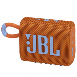 JBL Bocina Portátil Go 3, Bluetooth, Inalámbrico, 4.2W RMS, Naranja - Resistente al Agua