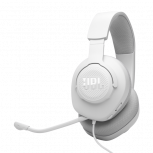 JBL Audífonos Gamer con Micrófono Quantum 100M2, Inalámbrico, 3.5mm, para Xbox One/Xbox Series X|S/Nintendo Switch/PC/Mac, Blanco