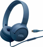 JBL Audífonos con Micrófono Tune 520C, Alámbrico, USB-C, Azul