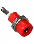 Jendrix Conector Jack Tipo Banana, Rojo