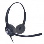 JPL Diadema con Micrófono JPL-611-IB, Alámbrico, QD, Negro