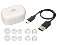 JVC Audífonos Intrauriculares con Micrófono Marshmallow Active, Inalámbrico, Bluetooth, Cancelación de Ruido, Blanco - Imagen adicional 5