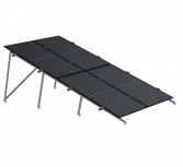 K2 Systems Juego de Montaje para Panel Solar K2-MR-2X2P-1134-10, Inclinación de 10°, 1134mm - 160 km/h, Hasta 4 Paneles