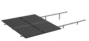 K2 Systems Juego de Montaje en Horizontal para Panel Solar K2-ST-10P-1303-16-R, 10 Paneles, Inclinación de 16°, hasta 1303mm - 200km/h