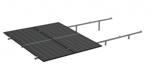 K2 Systems Juego de Montaje en Horizontal para Panel Solar K2-ST-8P-1303-8, 8 Paneles, Inclinación de 8°, hasta 1303mm - 160km/h