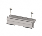K2 Systems Micro Riel para Lamina Trapezoidal, con 2 Puntos de Fijación