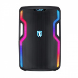 Kaiser Bafle Profesional Amplificado ZXP-1703, Bluetooth, Alámbrico/Inalámbrico, 40W RMS, 40.000W PMPO, USB, Negro