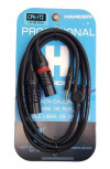 Kapton Cable 3.5mm Macho - 2x XLR Macho, 1.5 Metros