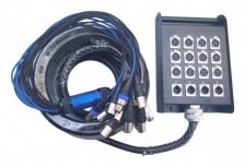 Kapton Interfaz de Audio Analógico Snake Medusa, Entrada XLR, Salida XLR