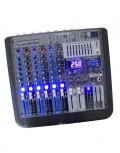 Kapton Mezcladora Digital KMX-B8U, 8 Canales, 256-bit, Bluetooth, USB, Entrada XLR 350W