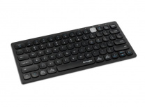 Teclado Kensington K75502ES, Inalámbrico, RF + Bluetooth, Negro (Español)