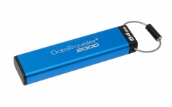 Memoria USB Kingston DataTraveler 2000, 64GB, USB 3.0, Lectura 135MB/s, Escritura 40MB/s, Azul image