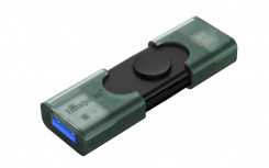Memoria USB Kingston DTDEG2, 128GB, USB-A/USB-C 3.0, Lectura 220MB/s, Escritura 220MB/s, Negro/Verde image