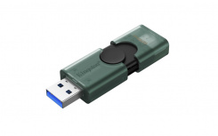 Memoria USB Kingston DTDEG2, 128GB, USB-A/USB-C 3.0, Lectura 220MB/s, Escritura 220MB/s, Negro/Verde image