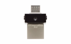 Memoria USB Kingston DataTraveler microDuo 3.0, 32GB, USB 3.0 OTG, Lectura 70MB/s, Escritura 15MB/s, Negro image