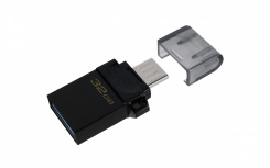Memoria USB Kingston microDuo3 G2, 32GB, USB/Micro USB 3.0, Lectura 80MB/s, Negro - Imagen adicional 4